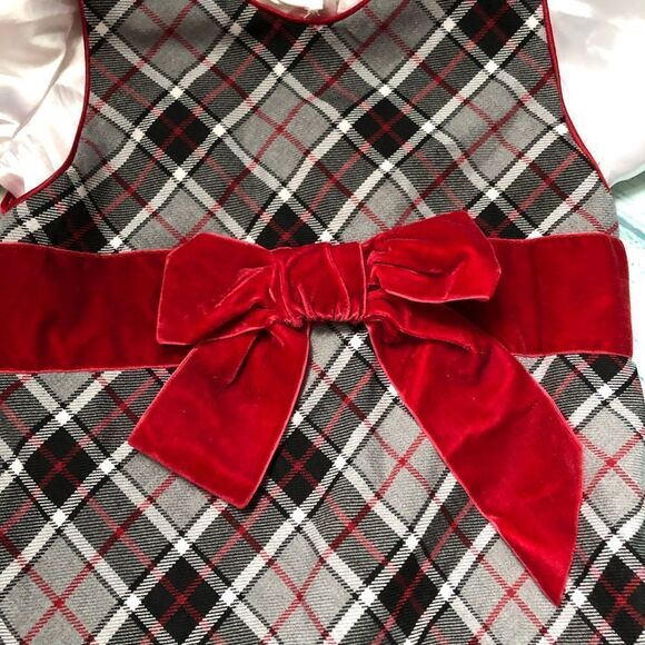 Children’s place Christmas Holiday Plaid Dress Set - Picture 3 of 8